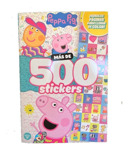 Revista Para Pintar Colorear Peppa Pig + Stickers