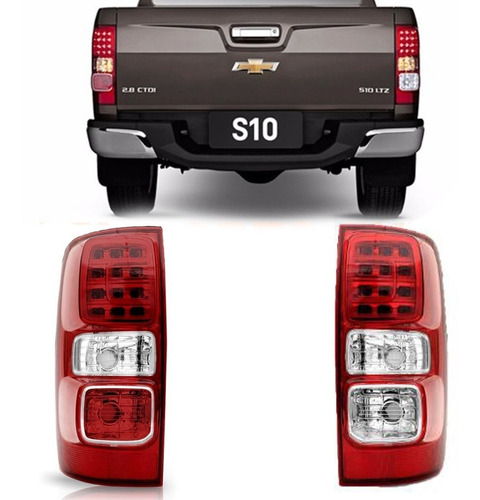 Par De Faros Trasero Chevrolet S10 Ltz 2012 2013 2014 Led