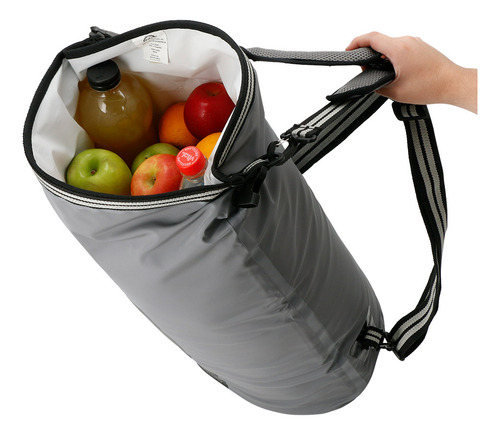 Cooler Plegable Outdoor Coolbag 20 Litros Gris Doite