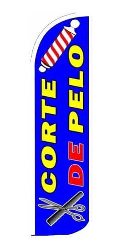 Corte Pelo Barber Pluqueria Flag Banner Bandera Publicitaria