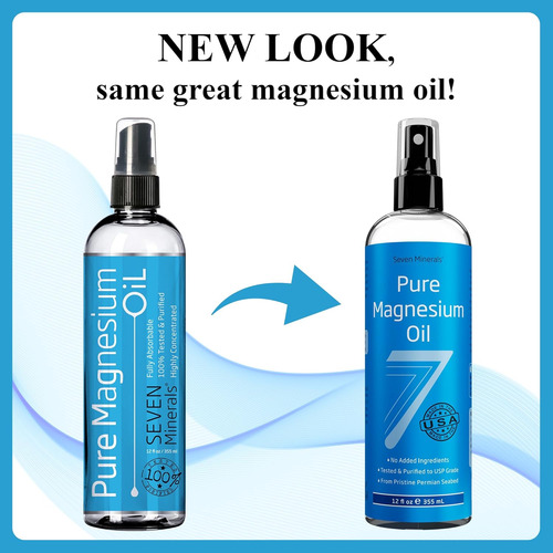 Aceite Puro De Magnesio Usp, Grande De 355 Ml Usa