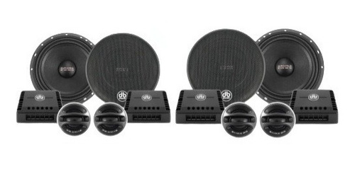 Paquete De 2 Sets De Medios Bb Drive Para Open Show Color Negro