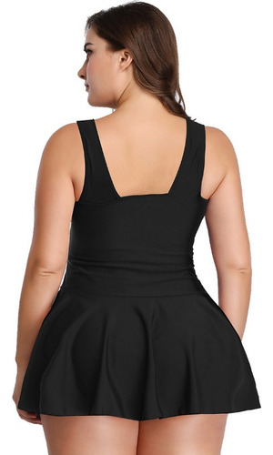 Traje De Baño De Playa De Talla Grande Con Cuello En V Estam