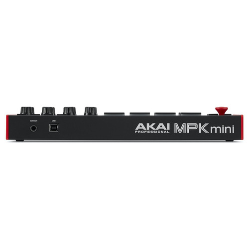 Controlador MIDI de 25 Teclas 8 Pads 8 Pots AKAI Mpk Mini MK3 Ableton Live FL Studio Reason