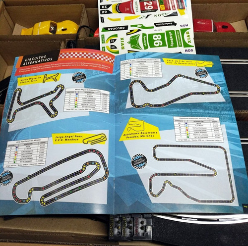 Pista Tipo Scalextric 5,76m Longitud Autos Tc 1:32 Sk 97004