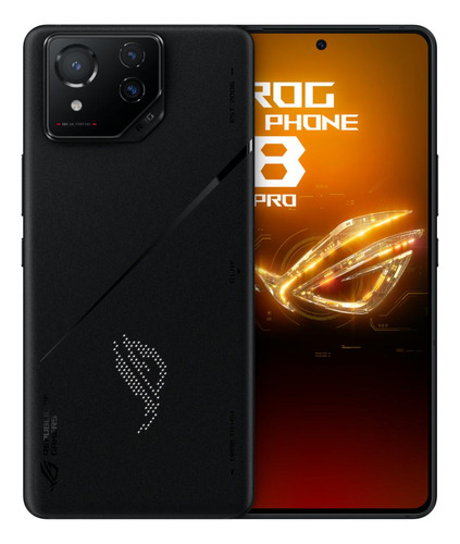 Smartphone Asus Rog Phone 8 Pro 512gb 5g Snapdragon 8 Gen 3 16gb Ram Tela 6,78 Amoled 165hz Câm Tripla 50mp+32mp - Phantom Black