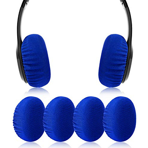 Protectores De Funda Para Earpad De Tela Flex Jecobb (azul)