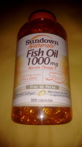 Promoção Sundown Naturals Omega 3 Fish Oil 1000mg 320 Caps