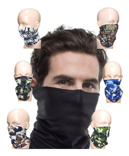 Imagen 1 de 10 de Bandana Mayoreo 50 Pzs Bufanda Motociclista Ciclistas Outdoo