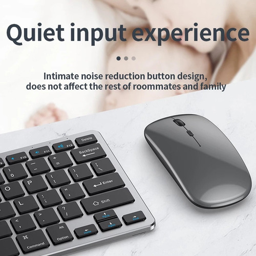 Ultra Slim 2.4ghz Bluetooth Wireless Mouse Keyboard Kit