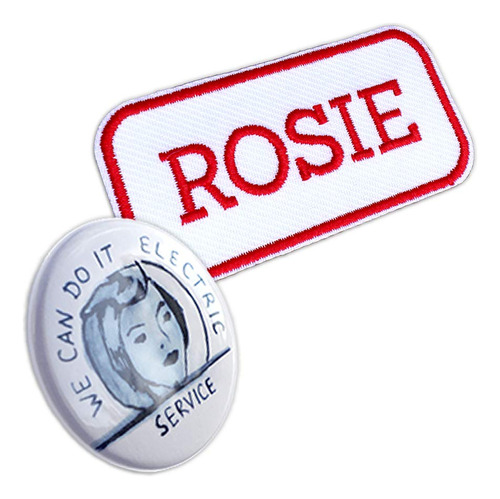 Rosie The Riveter Pin And Patch, Disfraz De Halloween, Pasad