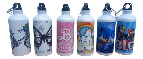 Botellas Caramañolas Personalidas 500 Cc Para Niños Y Adulto