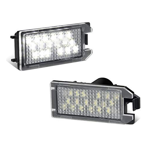 Reemplazo De Luz Led Matrícula Compatible Fiat 500 201...