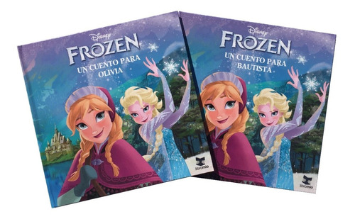 Cuento Infantil Disney Frozen Personalizado Para Regalo