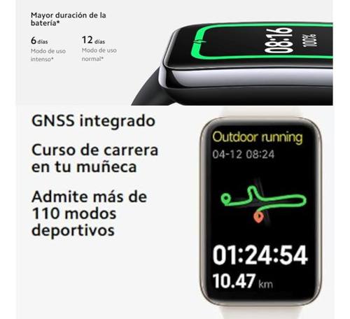 Xiaomi Mi Band 7 Pro Bluetooth Versão Global Preto