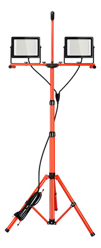 Luz De Trabajo Led 20000 Lm 5000 K, Trípode Telescópico Ajus