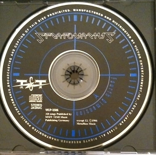 Cd Stratovarius Fourth Dimension Japao Sem Obi (Usado)