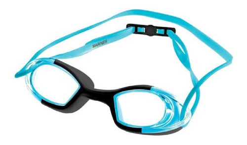 Óculos Speedo Mariner Unissex - Azul E Preto Cor Preto/Azul Claro