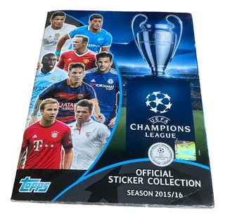 Album Uefa Champions League 2015/16 Topps 100% Lleno