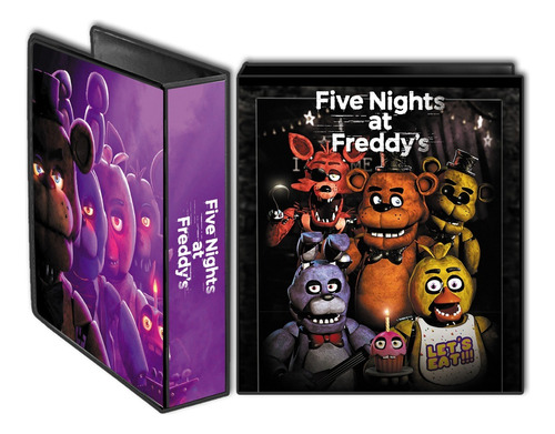 Carpeta Escolar N°3 Five Nights At Freddy's Game 3 Anillos