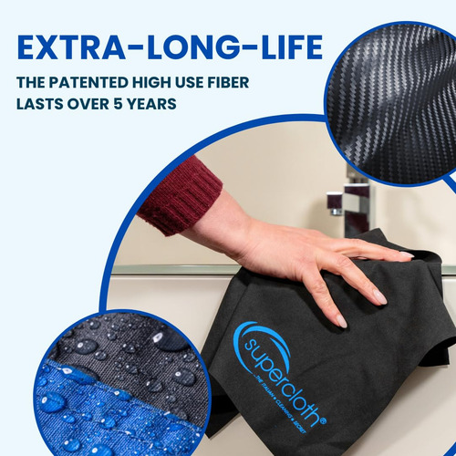 Paño De Limpieza De Microfibra Reutilizable Para Todo Uso