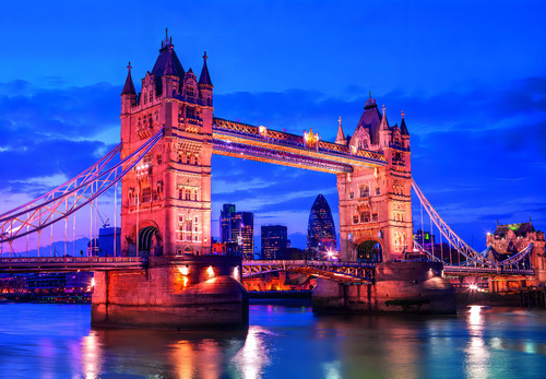 Rompecabezas Tower Bridge Puente Londres 1000 Pz Clementoni