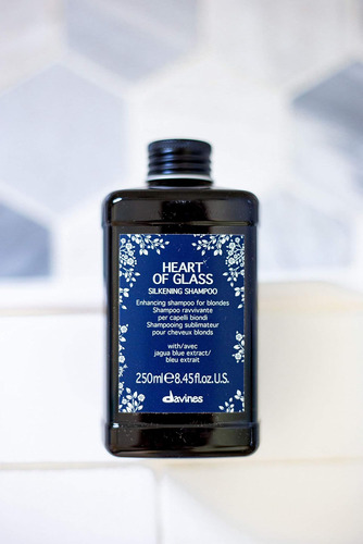 Shampoo Sedoso Davines Heart Of Glass Para Cuidados Com Loir