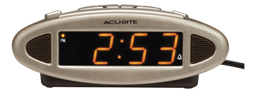 Acurite Reloj Despertador Digital Intelli-time 13027a, Negro