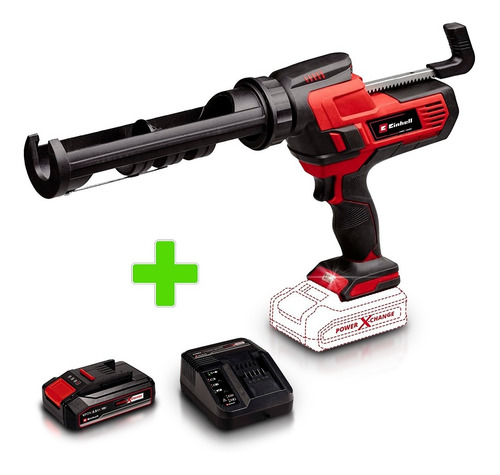 Imagen 1 de 10 de Pistola Aplicadora D Silicona Inalámbrica Einhell + Bateria