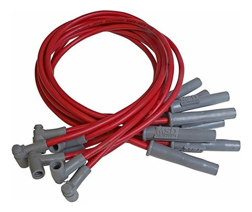 Msd 35859 8.5mm Rojo Super Conductor Bujía Conjunto De Cable