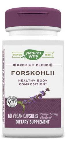 Nature's Way Forskohlii Standardized Forslean 20% Forskolin,