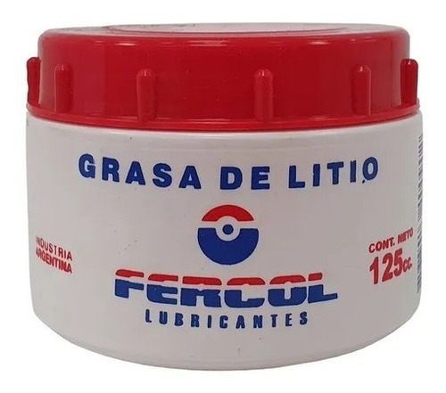 Grasa De Litio Lubricante Multiuso X 125 Gr Fercol