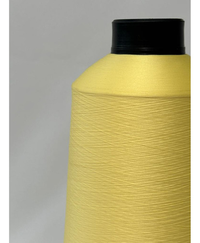 Kit Fio Overloque 500g - 10 Cones Colorido Cor Amarelo Claro