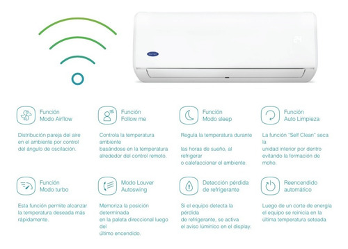 Aire Acondicionado Carrier Inverter Xpower 4500 Frio Calor