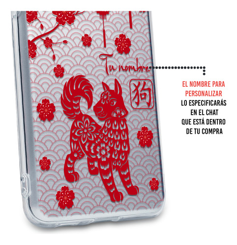 Funda Para Huawei Horóscopo Chino Perro Con Tu Nombre