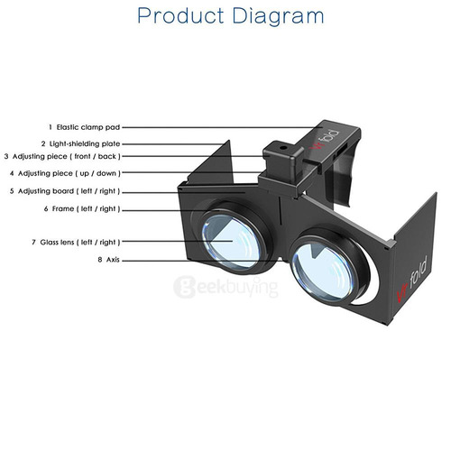 Vr Fold Oculus Portatil De Bolsillo !!