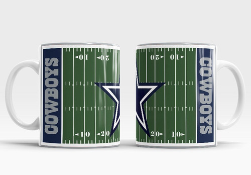 Taza Emparrillado Vaqueros De Dallas Cowboys Nfl