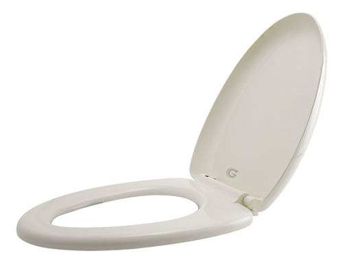 Asiento Sanitario Caída Lenta Alongado, Beige