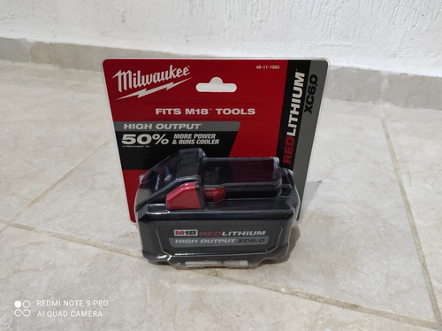 Batería Redlithium M18 6.0 Milwaukee