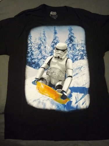 Remera Star Wars Snowboard Original Made In Usa Nueva