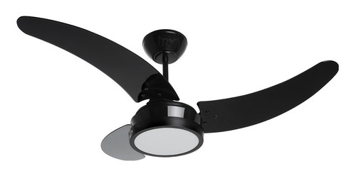 Ventilador De Teto Buzios Max Preto Led 18w 6000k 220v Tron