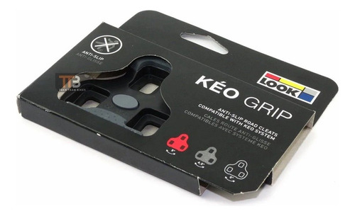 Taco Pedal Speed Look Keo Com Grip Preto Fixo 0º Bike Speed