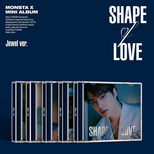 Monsta X Shape Of Love (jewel Version) Poster Import Cd