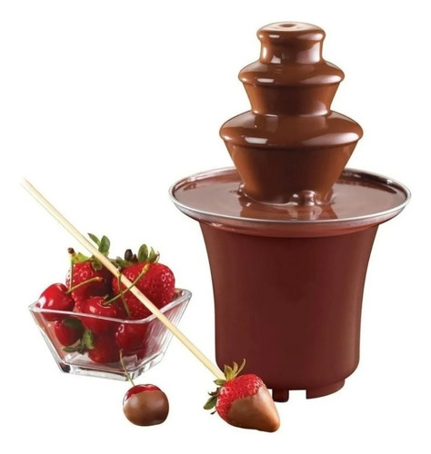 Fuente Cascada De Chocolate. Fondue Tres Niveles