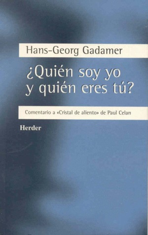 Libro ¿quién Soy Yo Y Quién Eres Tú?-nuevo