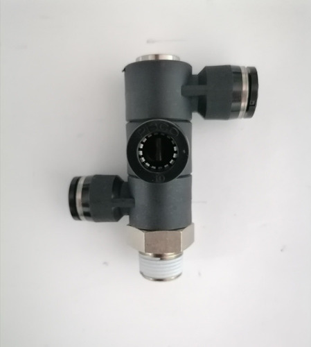Conexión Rápida - Codo Neumática - 3/8 Npt X 10mm