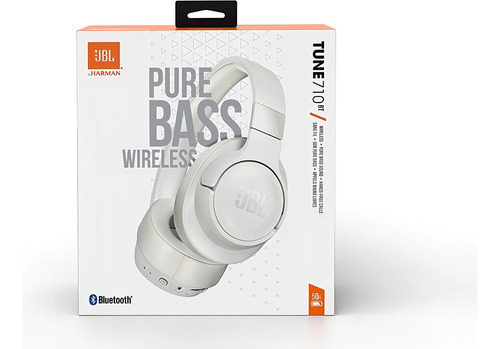 Fone De Ouvido Sem Fio Tune 710bt Bluetooth Branco Jbl - Excelente (Recondicionado)