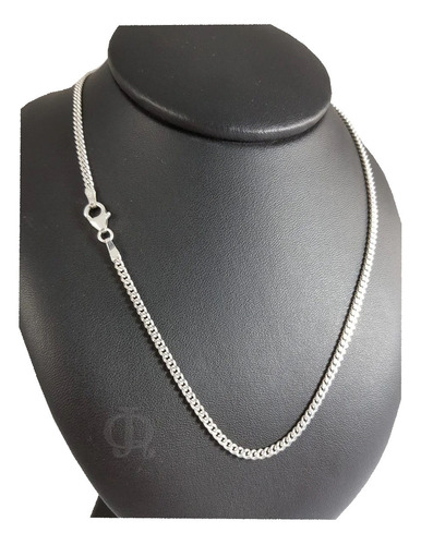 Imagen 1 de 6 de Cadena Plata 925 Groumet 3mm Gruesa Maciza Hombre Garantia