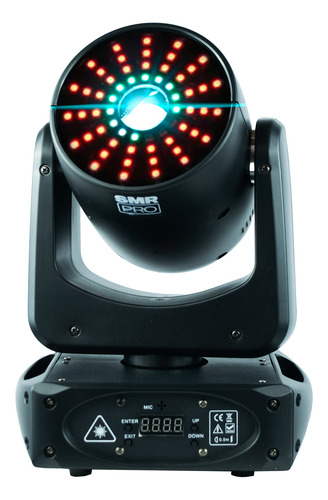 Cabeza Móvil Laser Nexus 2 2w Full Color Aro Led Rgb Dmx Dj
