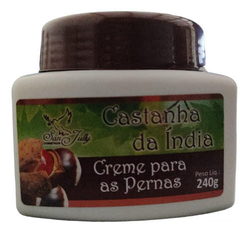 Sopa instantânea San Jully Cosméticos kit 5x creme castanha da india 240g c